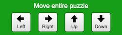 Move puzzle buttons